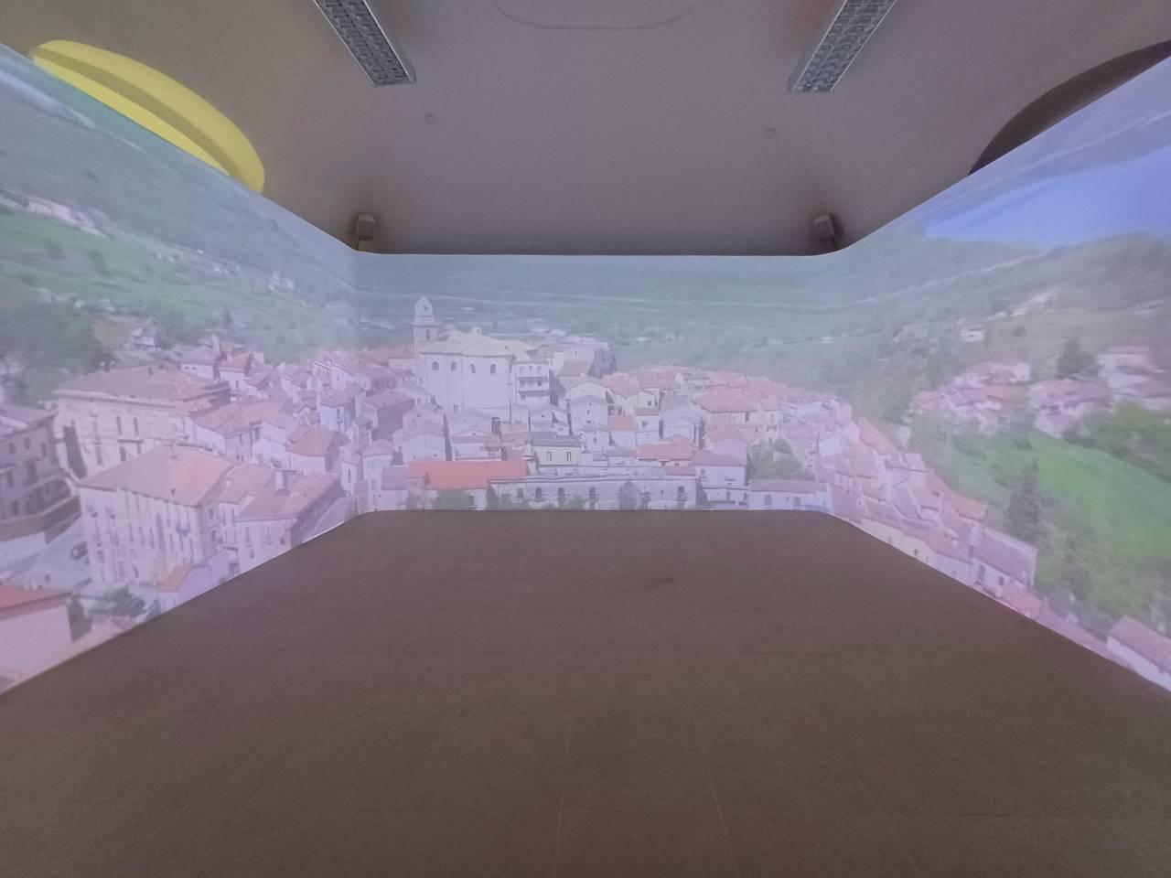 Sala immersiva del Museo del Lago a Montemurro