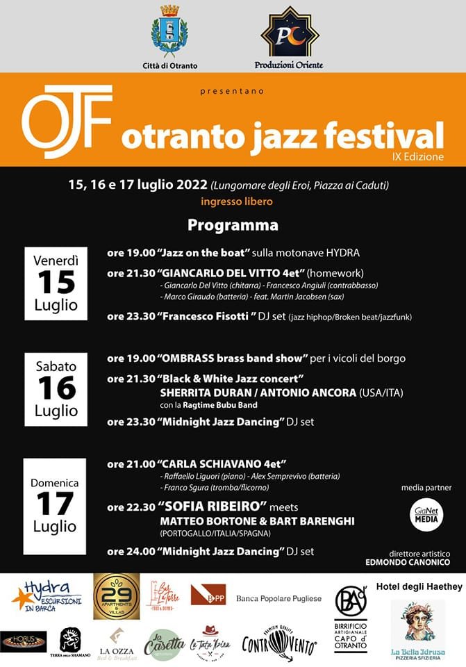 Locandina Otranto Jazz Festival a Otranto (Lecce)