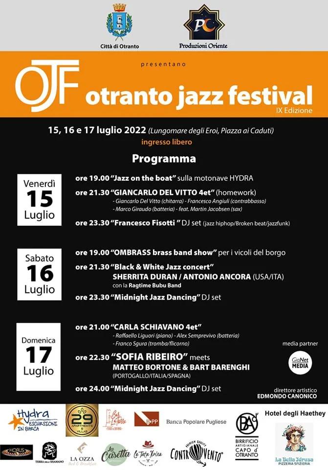Locandina Otranto Jazz Festival a Otranto (Lecce)