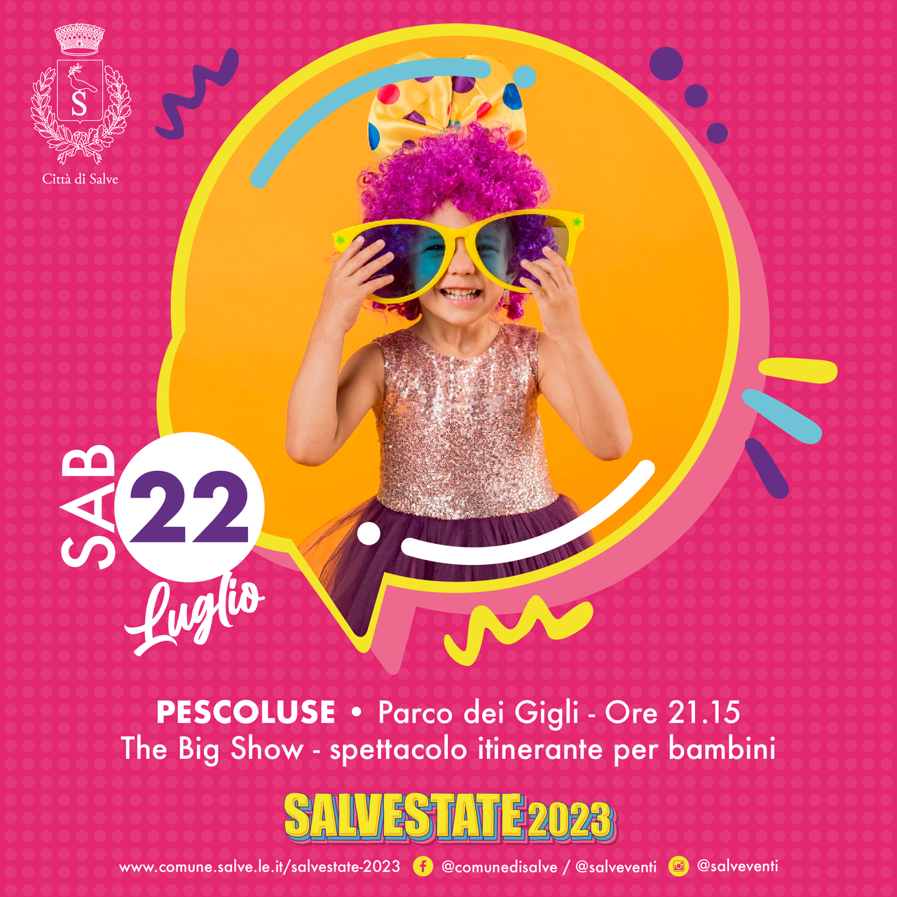 Locandina THE BIG SHOW a Salve (Lecce)