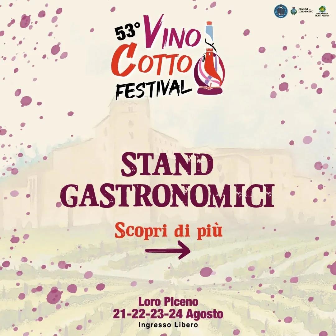 Locandina 53° Vino Cotto Festival 2025 a Loro Piceno (Macerata)
