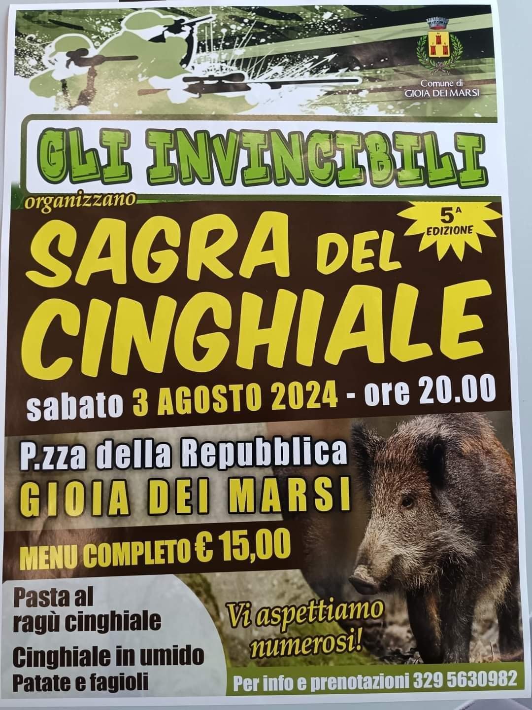 Sagra del Cinghiale — Gioia dei Marsi