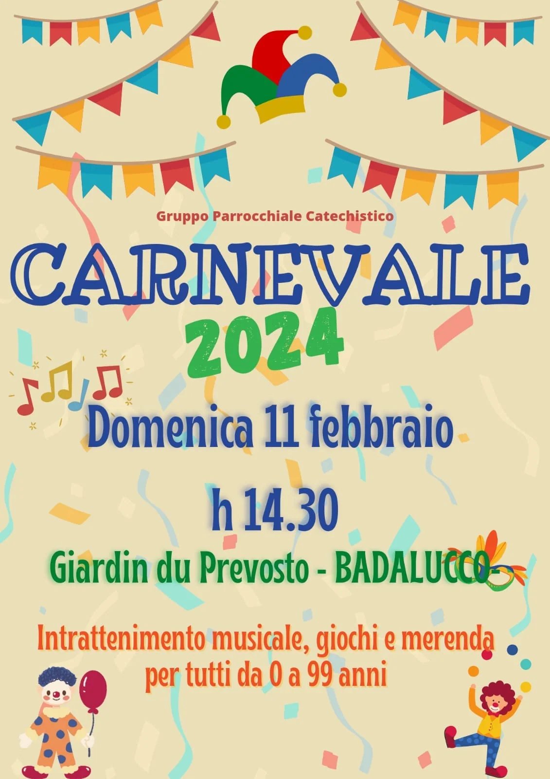 Carnevale 2024