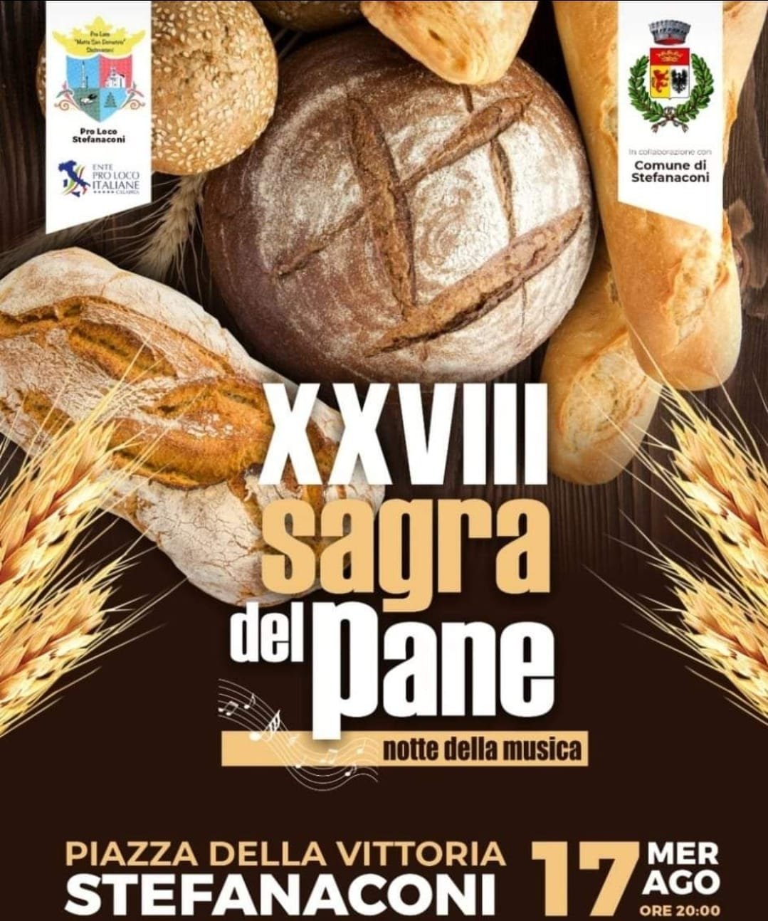 Locandina Sagra del Pane a Stefanaconi (Vibo valentia)