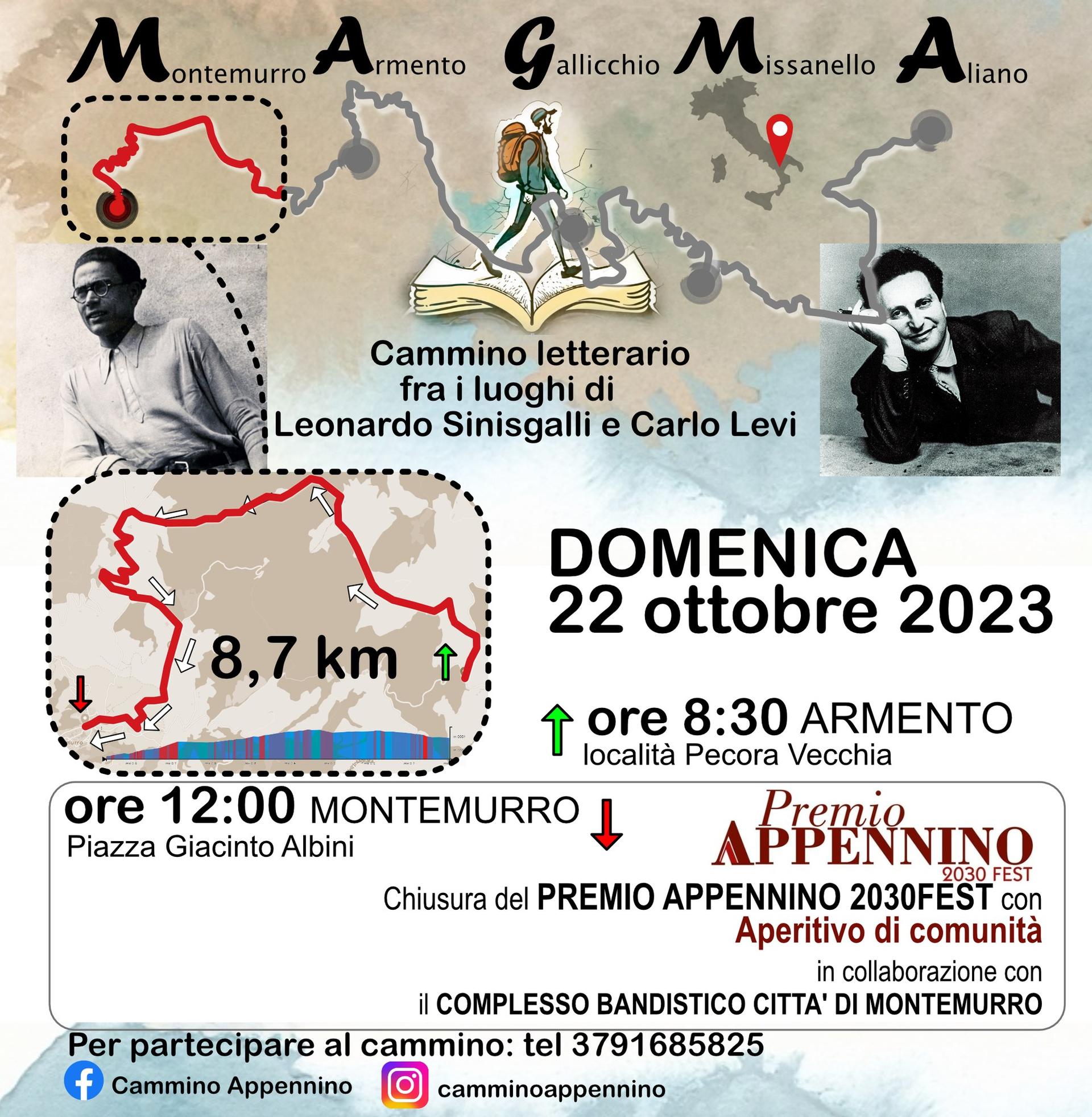 MAGMA - Cammino letterario fra i luoghi di Sinisgalli e Levi — Montemurro