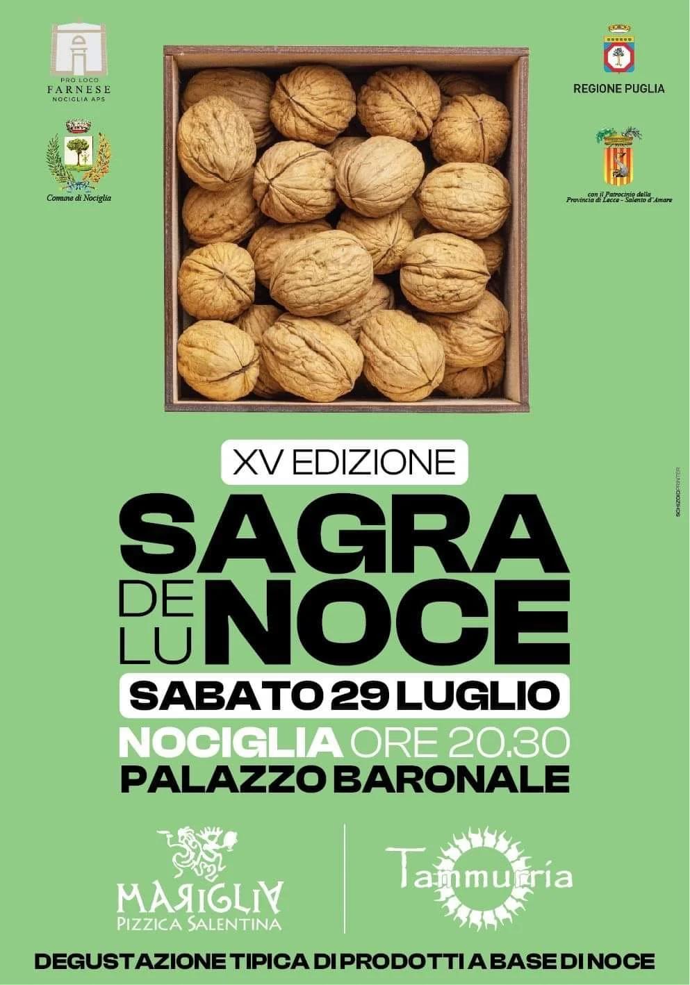 Locandina Sagra de lu Noce a Nociglia (Lecce)