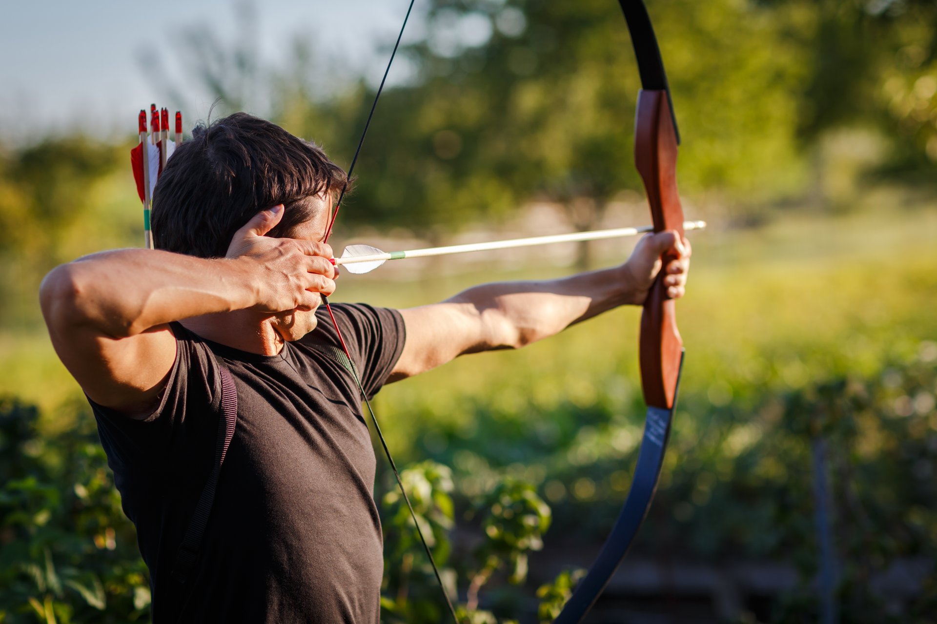 Locandina 5° Torneo di Tiro con l'arco a Corleto Perticara (Potenza)