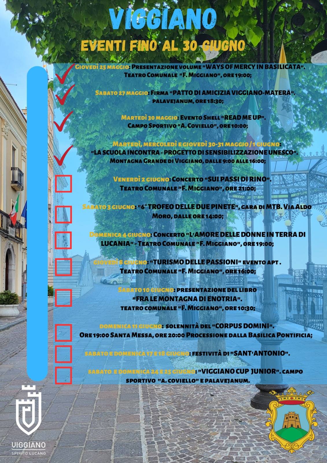 Locandina Presentazione del libro 'Fra le Montagne di Enotria' a Viggiano (Potenza)