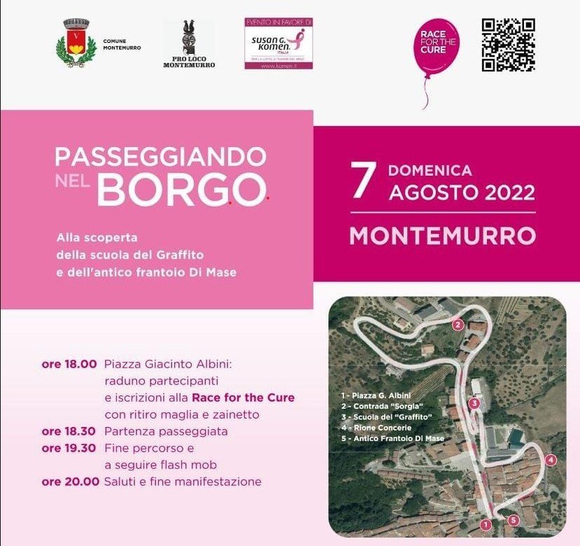 Locandina Passeggiando nel Borgo a Montemurro (Potenza)