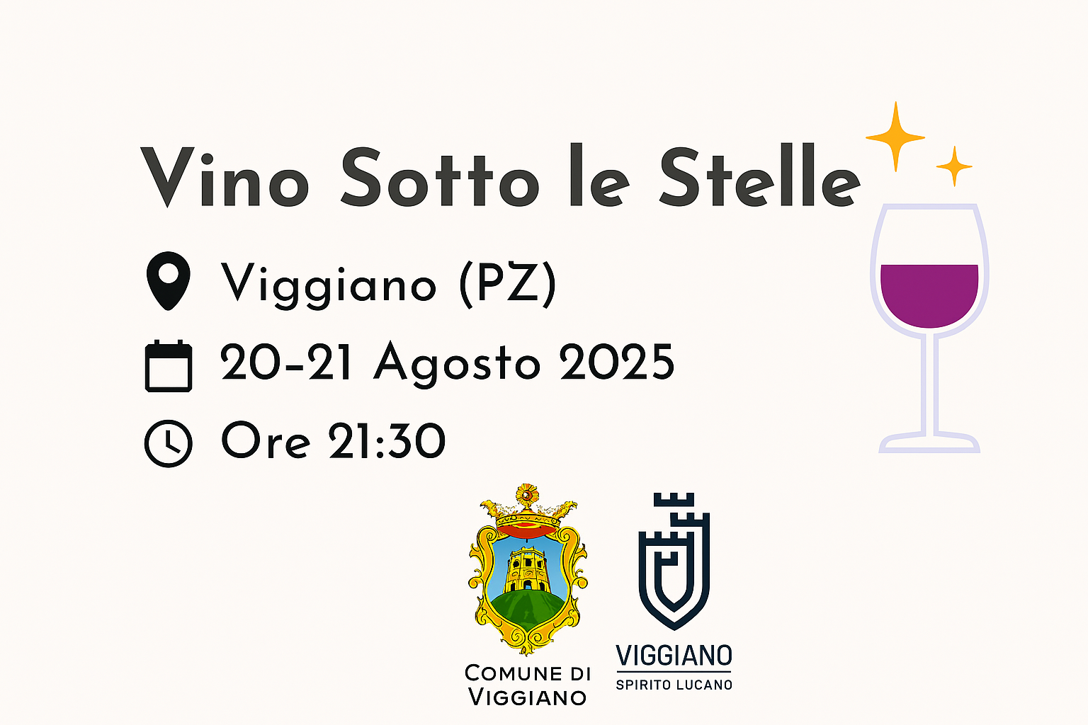 Vino Sotto le Stelle a Viggiano - degustazioni e magia nel centro storico