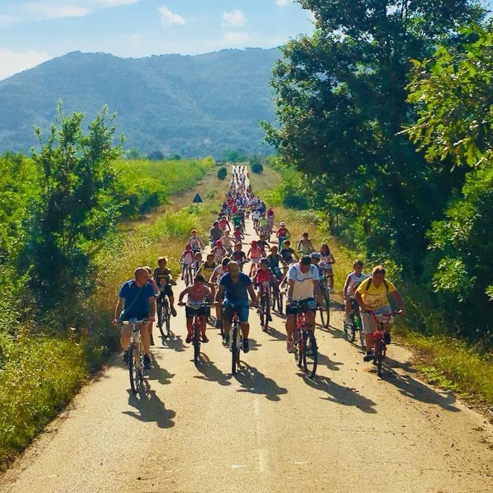 Locandina Bici passeggiata a Sarconi (Potenza)