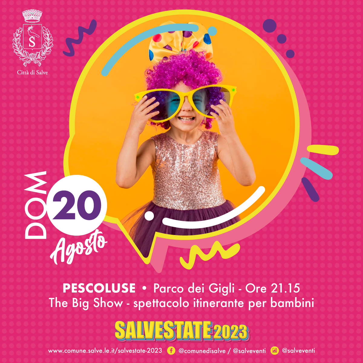 Locandina The Big Show a Salve (Lecce)