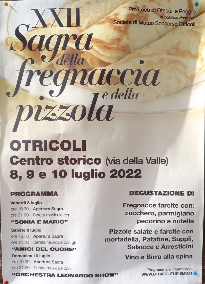 Sagra della Fregnaccia e della Pizzola