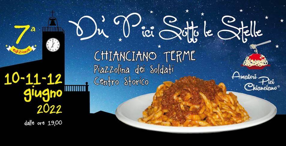 Locandina Du' Pici sotto le Stelle a Chianciano Terme (Siena)