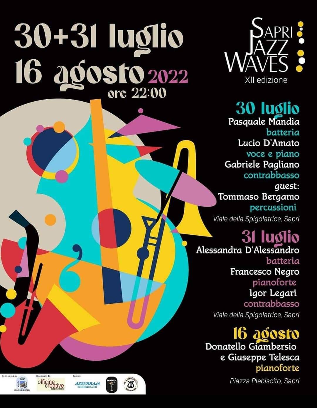 Locandina Sapri Jazz Waves a Sapri (Salerno)
