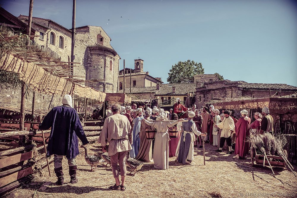 Locandina Mercato delle Gaite a Bevagna (Perugia)