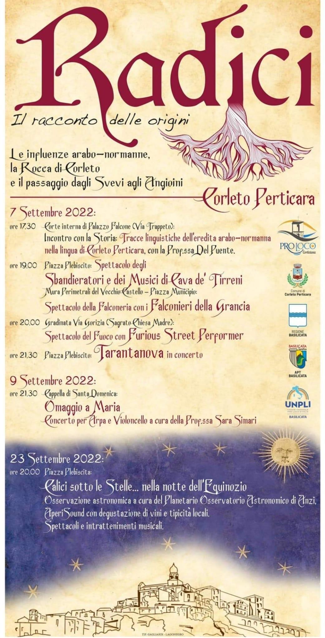 Calici sotto le Stelle — Corleto Perticara