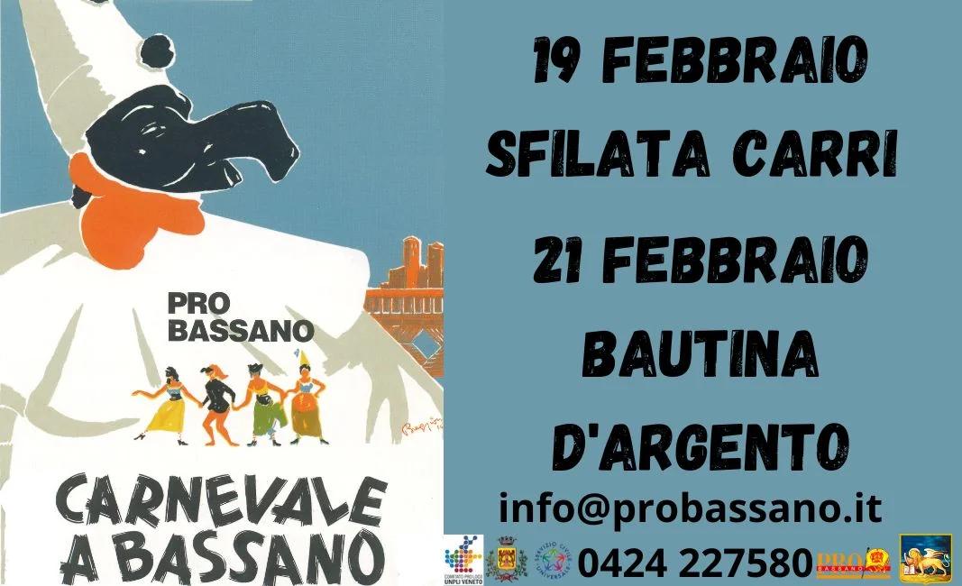 Locandina Carnevale 2023 di Bassano a Bassano del Grappa (Vicenza)