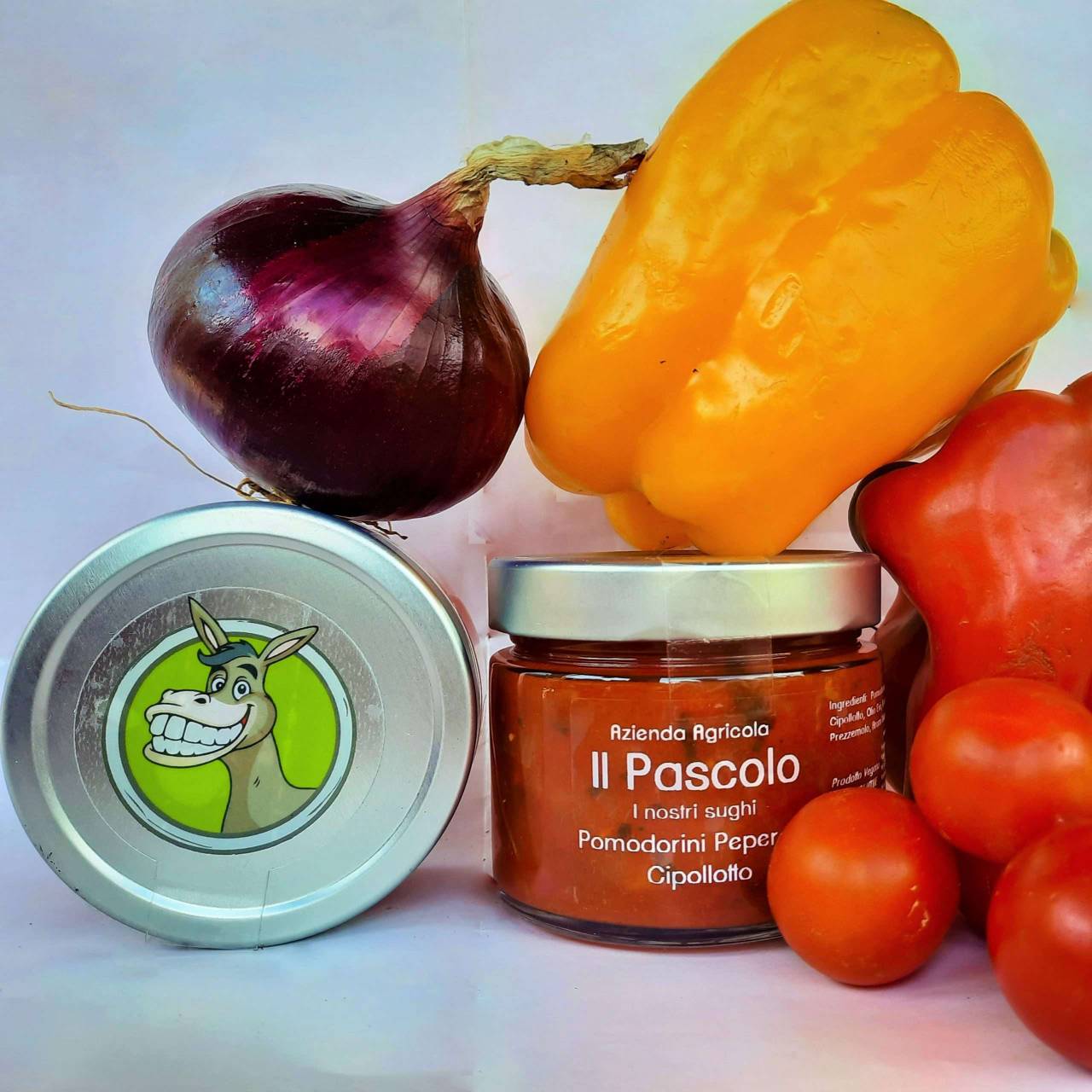 SUGO POMODORINI, CIPOLLOTTI, PEPERONI - 310 g