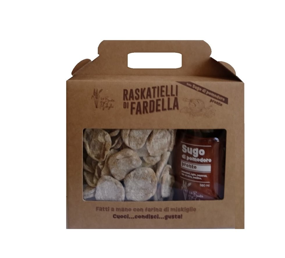 Raskatielli di Fardella con sugo pronto di pomodoro