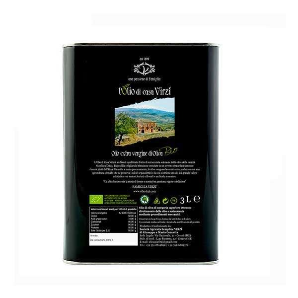 L'Olio di Casa Virzì BIO 2023/2024 - lattina 3 L