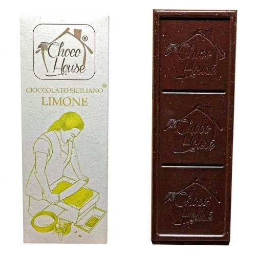 Cioccolato Siciliano Fondente al Limone 50g