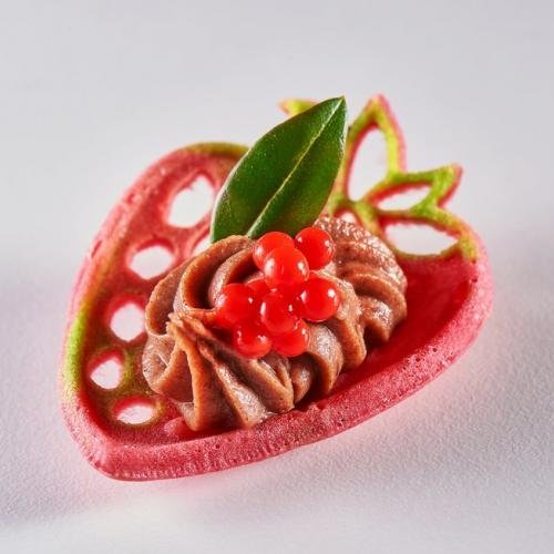 Cialda dolce a forma di fragola 50 pezzi