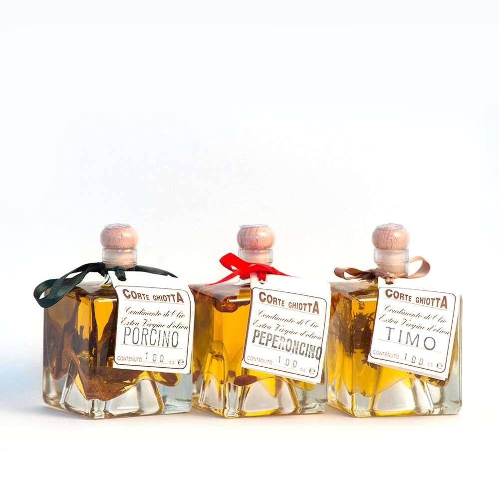 Confezione Degustazione Olio Aromatico - 3 x 100 cc
