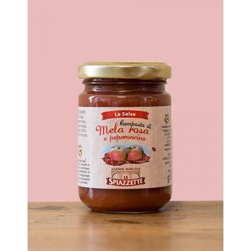 Composta di Mela Rosa e peperoncino 170g