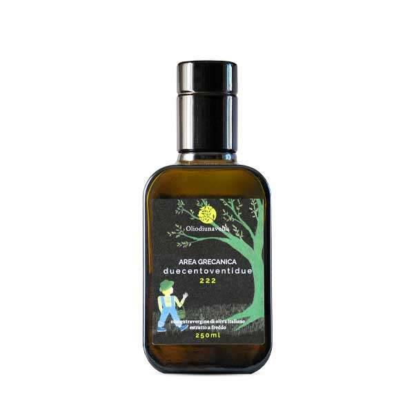 Olio Extravergine di Oliva - Area Grecanica 222 - Monocultivar Ottobratico - 250 ml