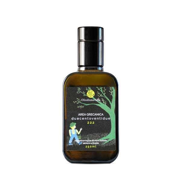 Olio Extravergine di Oliva - Area Grecanica 222 - Monocultivar Ottobratico - 250 ml
