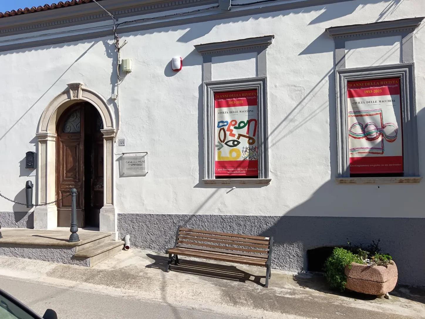 Ingresso della Casa delle Muse dedicata a Leonardo Sinisgalli a Montemurro